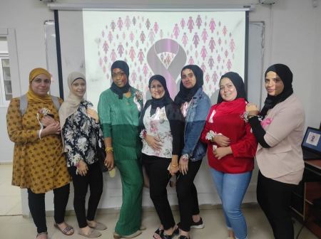 محاضرة توعوية عن سرطان الثدي لطالبات المركز التكنلوجي بيت بيرل فرع كفار سبابا